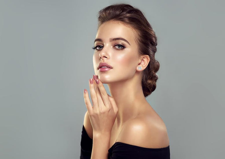 Paris Jewelry 14k White Gold Plated 6mm 2Ct Ascher Cut White Sapphire Stud Earrings