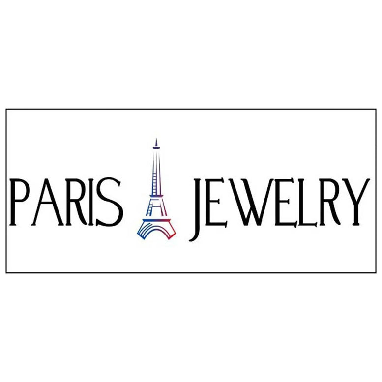 Paris Jewelry 18k White Gold 4 Cttw Princess Created Moissanite 18 Inch Necklace Plated