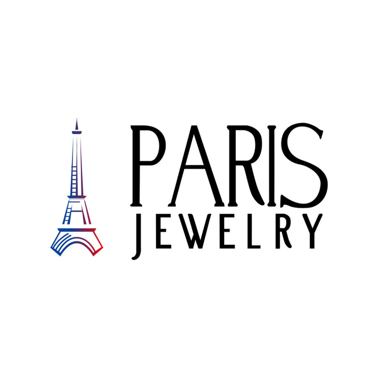 Paris Jewelry 18K White Gold 1/4 Carat Round Moissanite Stud Earrings