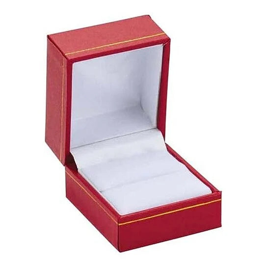 Paris Jewelry 18K Yellow Gold White Sapphire 4 Carat Square Stud Earrings