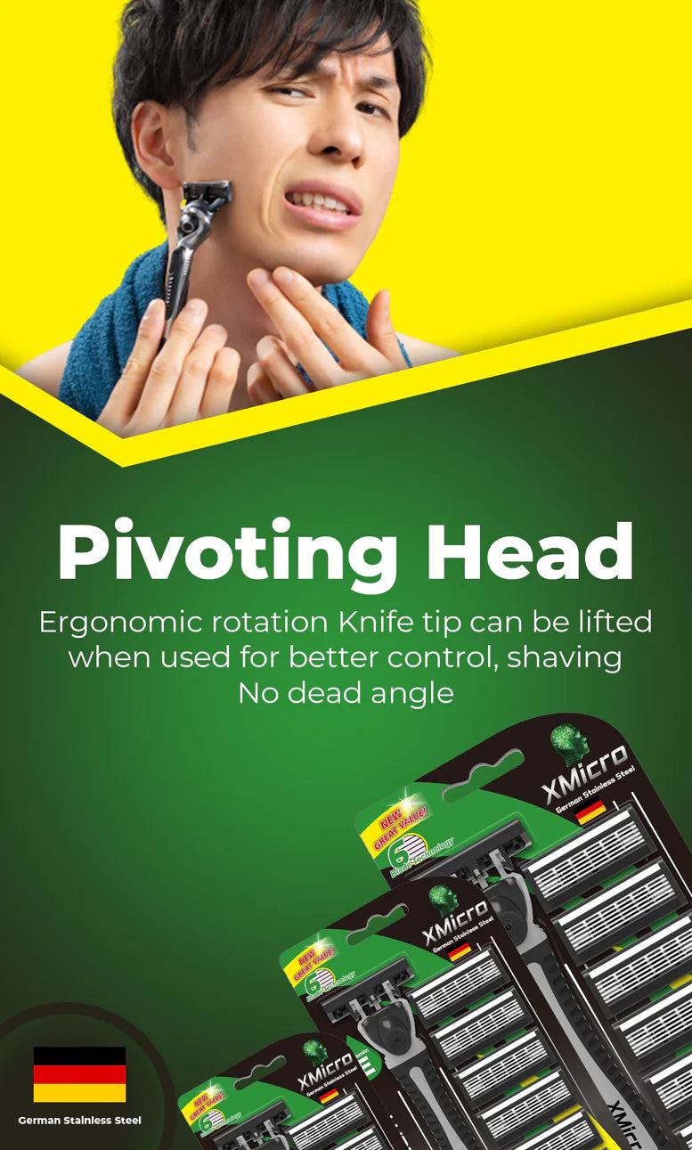 XMicro Razor and Shaving Cream For Men & Women
