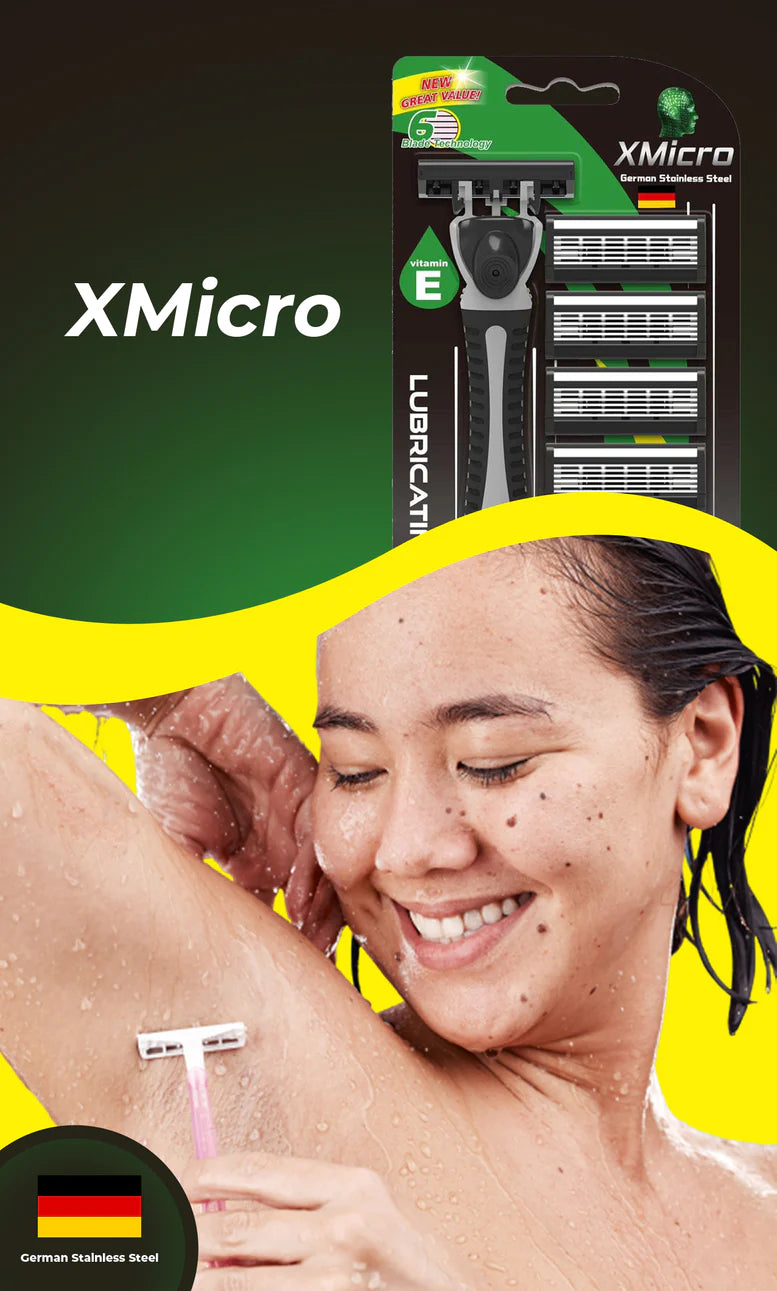 XMicro Razor and Shaving Cream For Men & Women