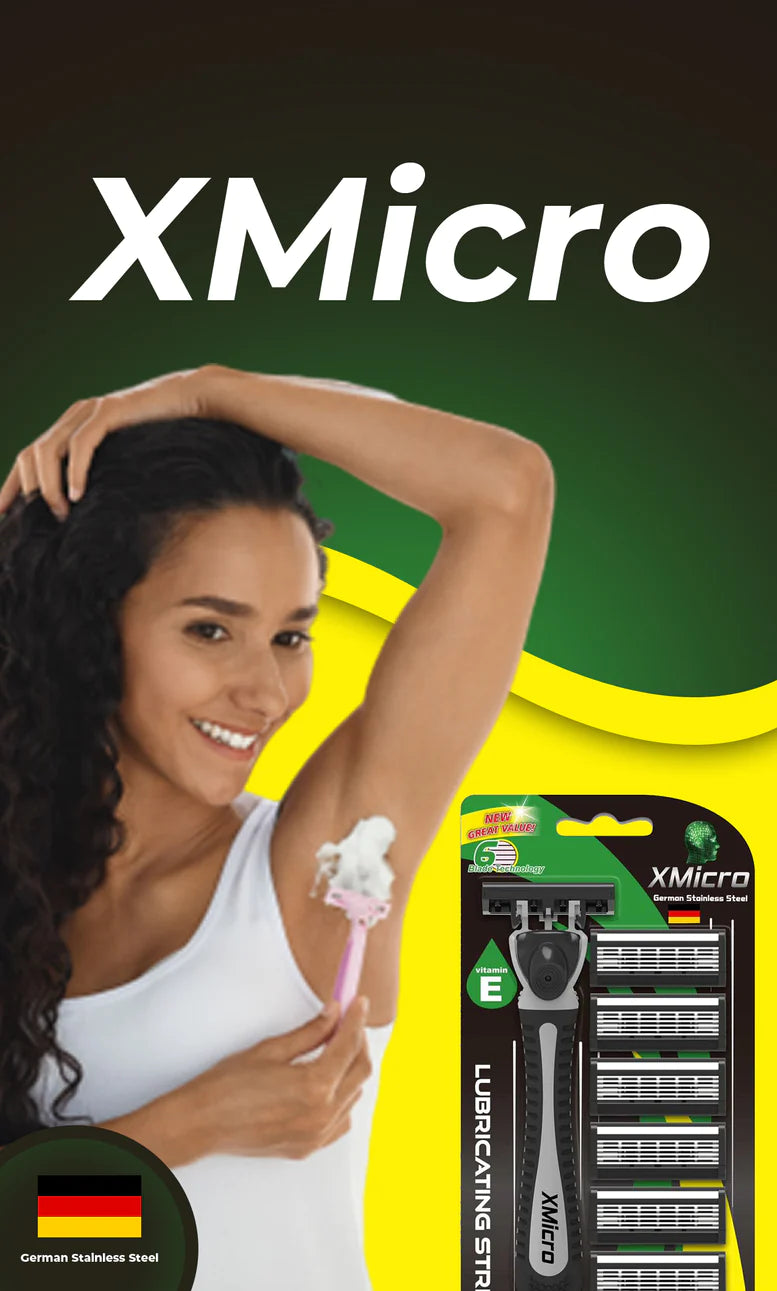 XMicro Razor and Shaving Cream For Men & Women