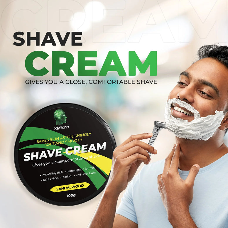 XMicro Razor and Shaving Cream For Men & Women