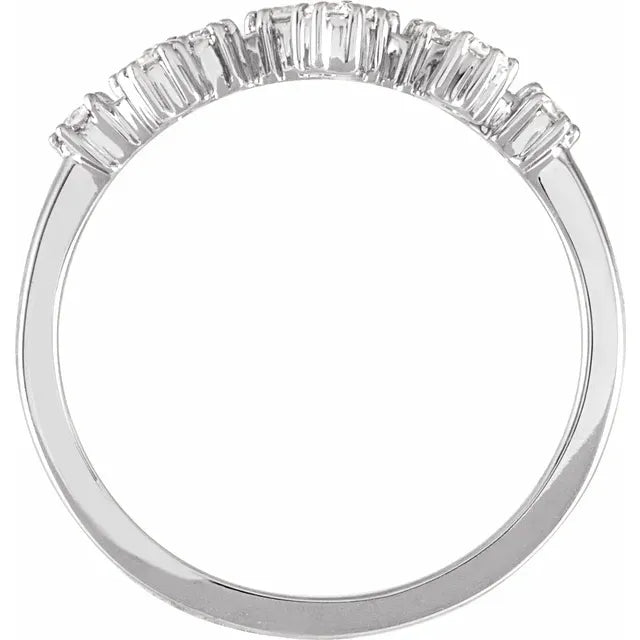 14K White Gold 1/4 CTW Natural Diamond Sagittarius Constellation Ring