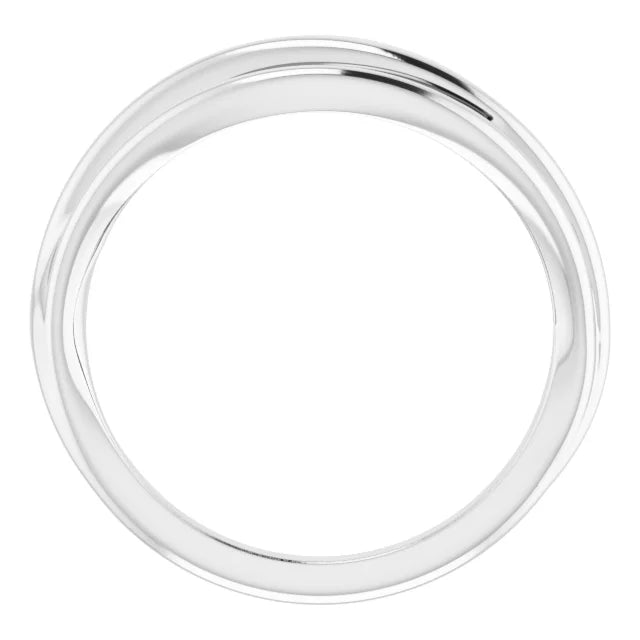 14K White Gold Negative Space Ring