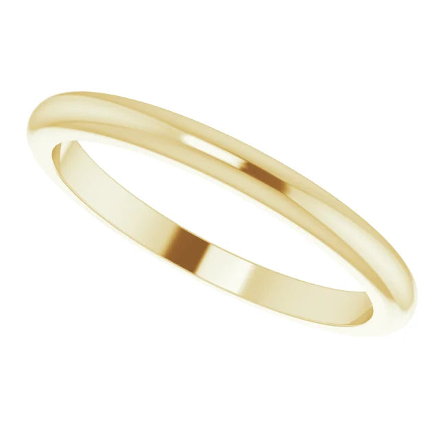 14K Yellow Gold Matching Band