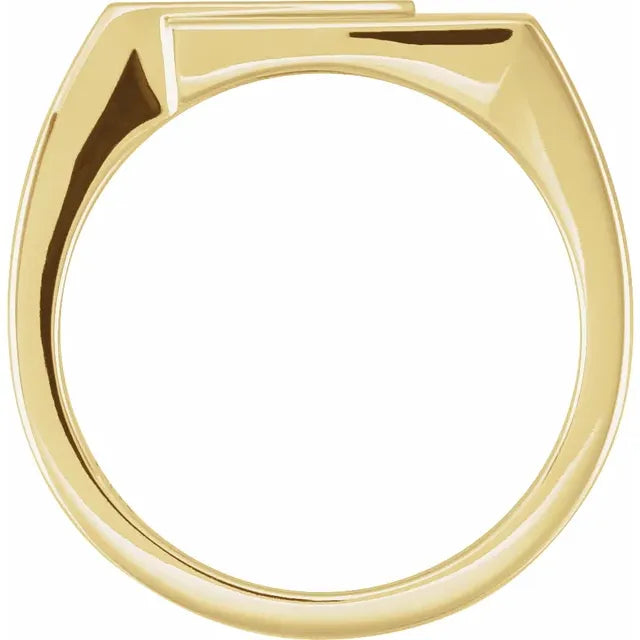 14K Yellow Gold .04 CTW Single-Cut Natural Diamond Ring