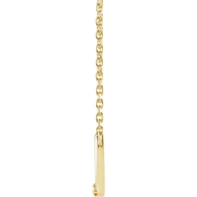 14K Yellow Gold 2-Stone Family Circle 18" Necklace Mounting