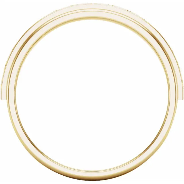 14K Yellow Gold 1/2 CTW Lab-Grown Diamond Channel Set Ring