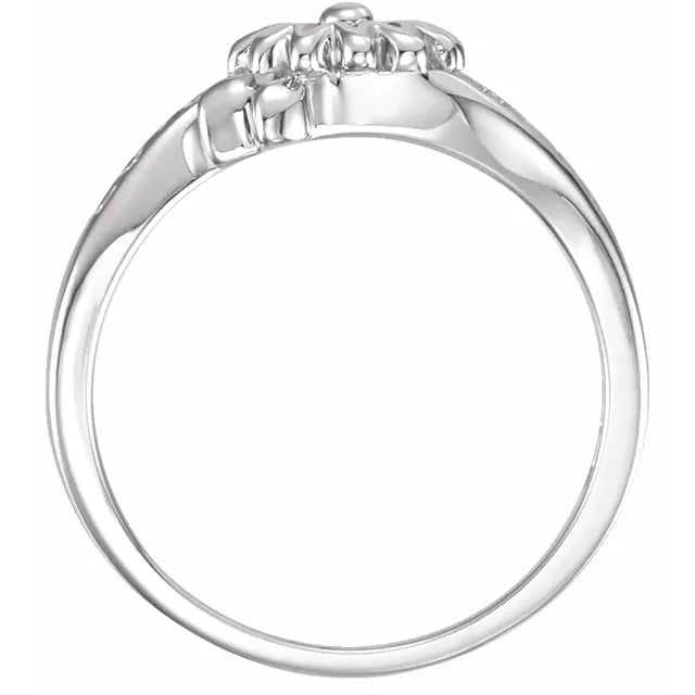 Sterling Silver Love Waits Chastity Ring