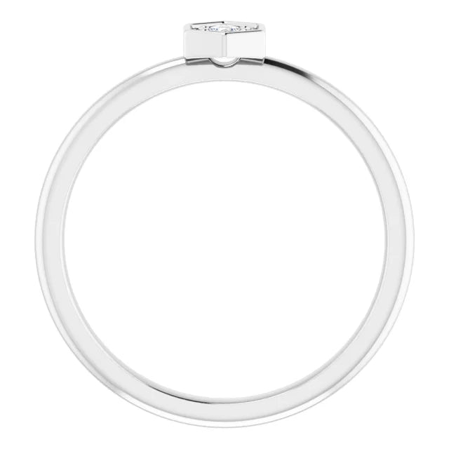 14K White Gold 2.5 mm Round Forever One™ Lab-Grown Moissanite Ring