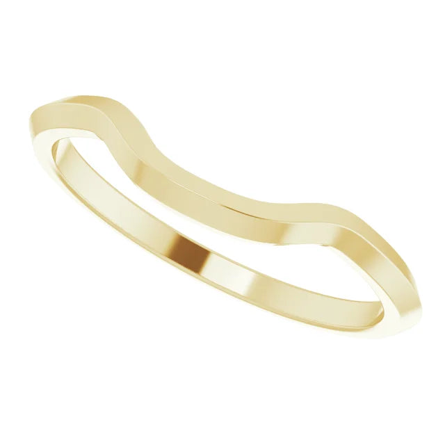 14K Yellow Gold Matching Band