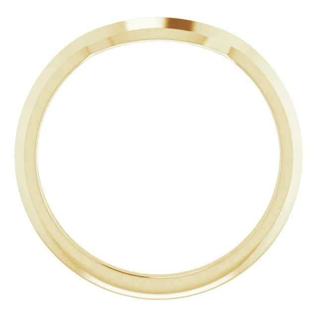 14K Yellow Gold Matching Band