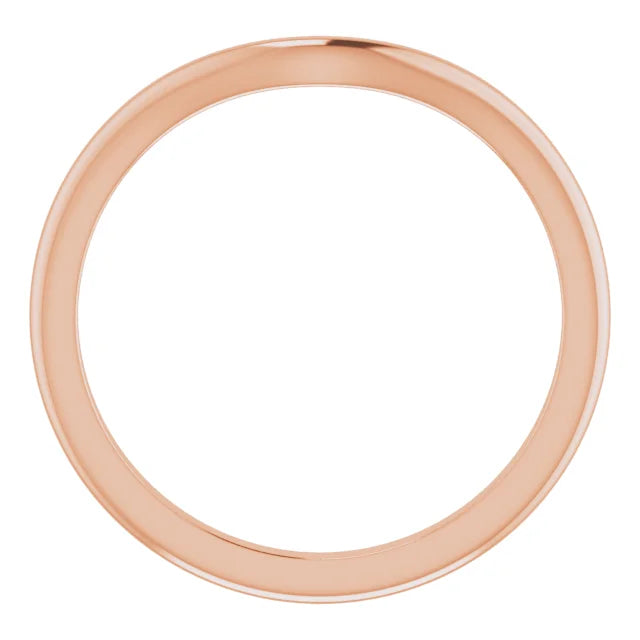 14K Rose Gold Matching Band
