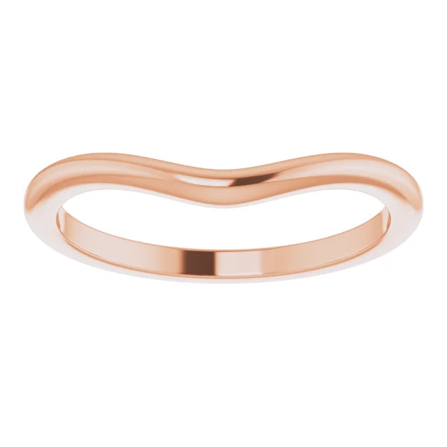 14K Rose Gold Matching Band