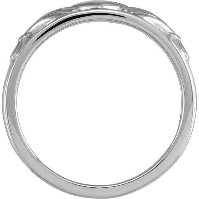 Sterling Silver Claddagh Band
