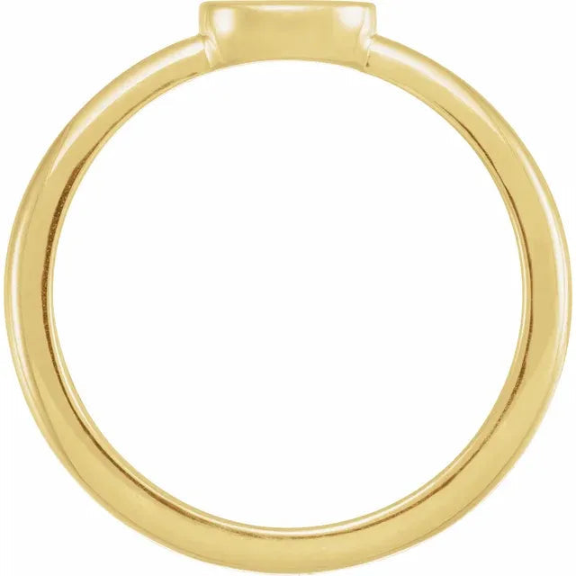 14K Yellow Gold Mama Ring