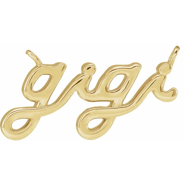 14K Yellow Gold Gigi Necklace Center