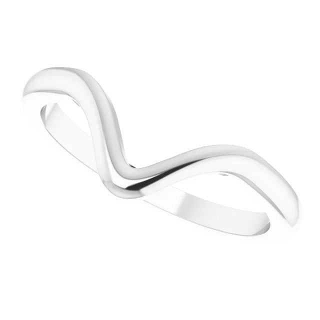 14K White Gold Matching Band