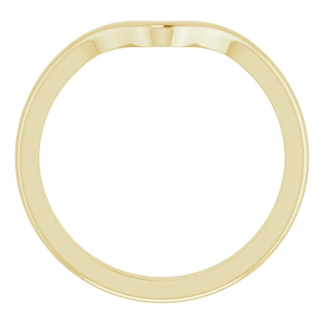 14K Yellow Gold Matching Band
