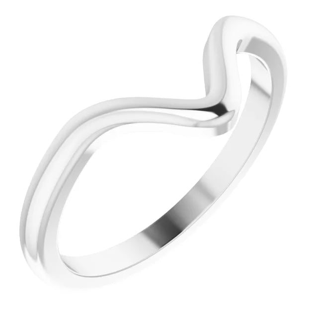 14K White Gold Matching Band