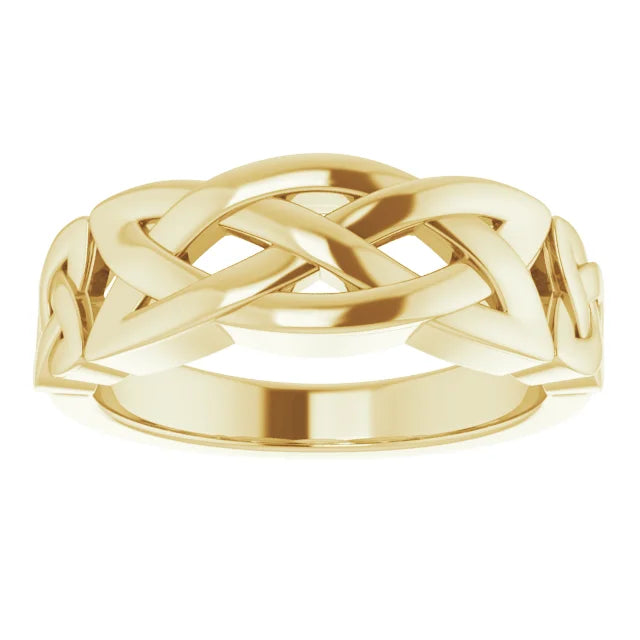 14K Yellow Gold Celtic Ring