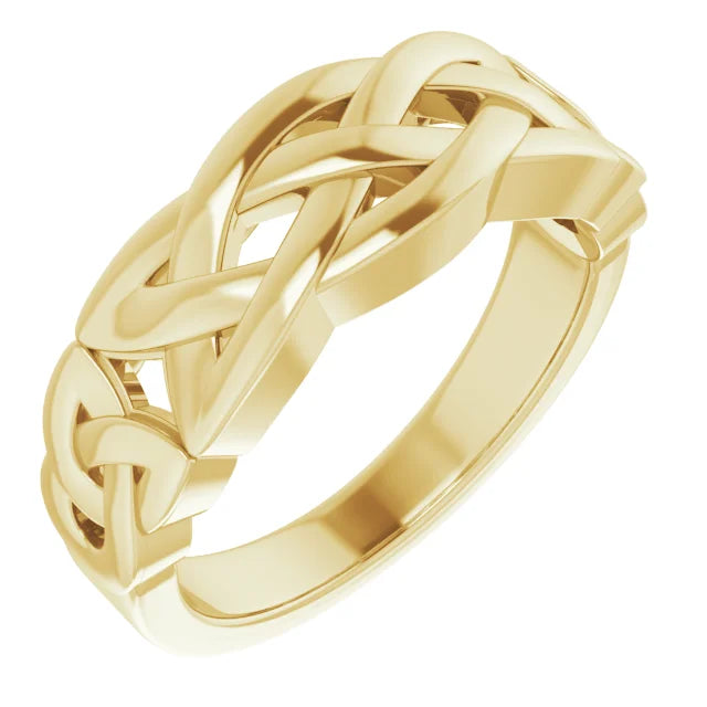 14K Yellow Gold Celtic Ring