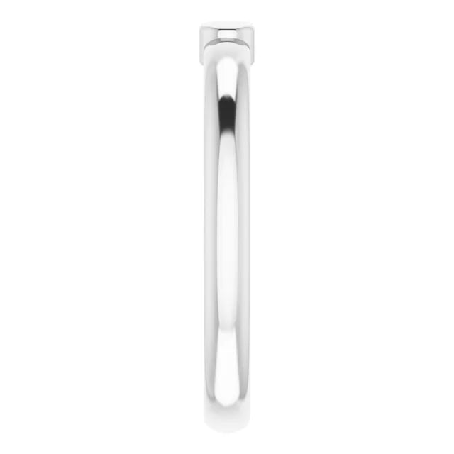 Sterling Silver 2-Circle Engravable Family Ring