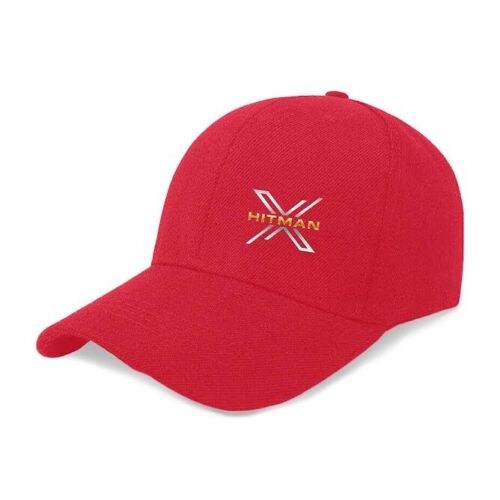 XHitman Stylish Modern, Sport Performance Adjustable Size Baseball Cap for Men and Women All Seasons Red