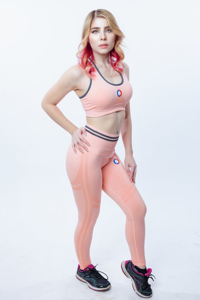 Paris Brand 2 Piece Sports Bra Seamless Leggings Women Yoga Gym Fitness Workout Sportswear Set