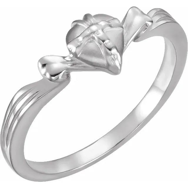 Sterling Silver The Gift Wrapped Heart® Ring
