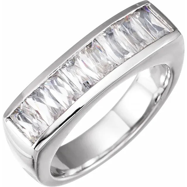 14K White Gold 1 3/4 CTW Lab-Grown Diamond Ring